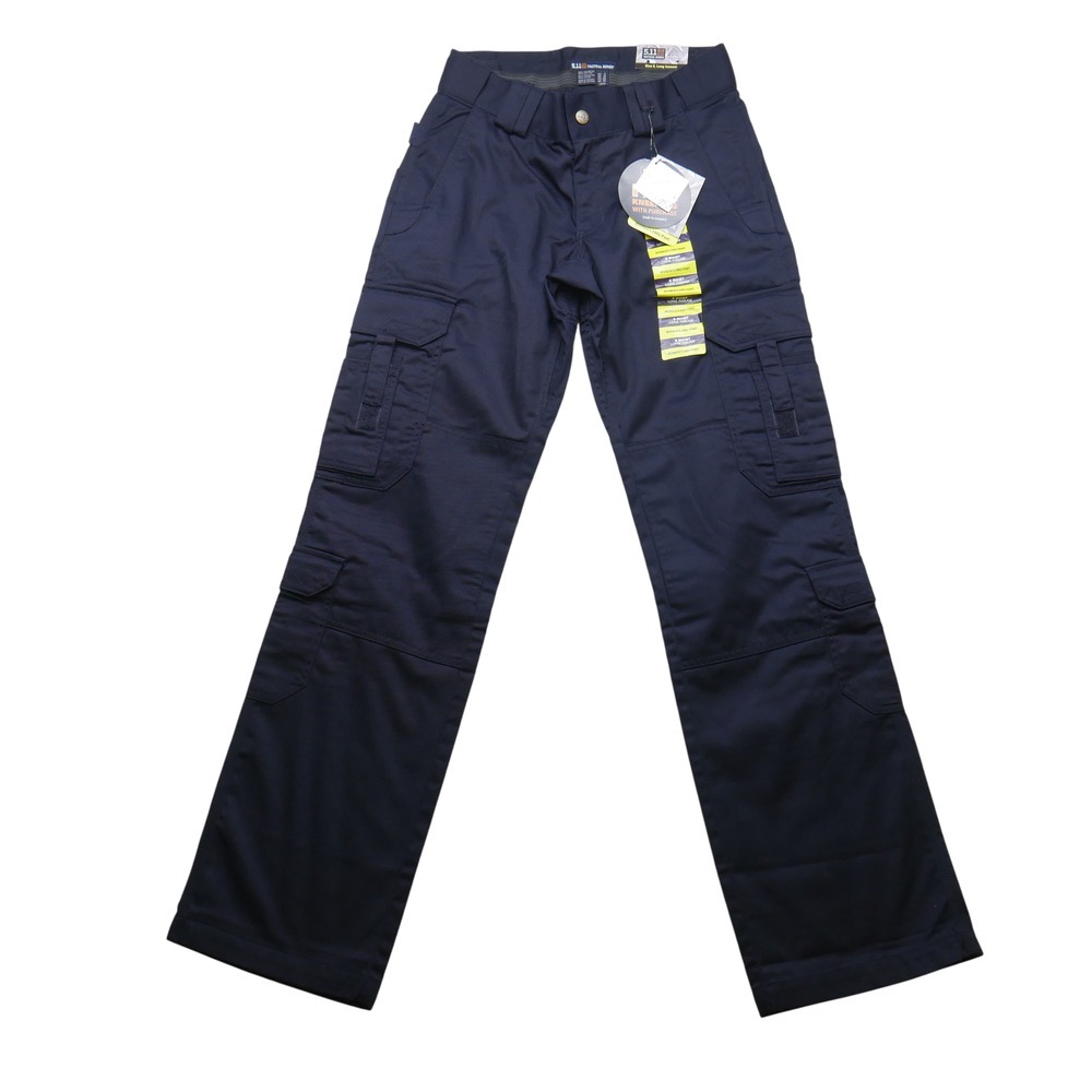 5.11 Tactical Series Pants Womens Size 6 Long EMS Dark Navy Uniform Workwear